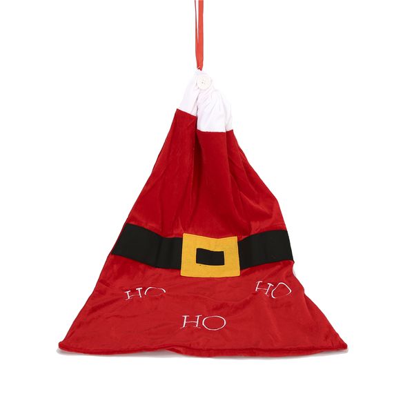 

xmas stocking santa christmas gift storage big bag sacks organizer pouch red