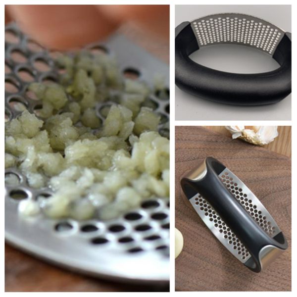 

new stainless steel kitchen garlic press crusher food mills crusher vegetable squeezer masher kitchen accessories mills t2i5188