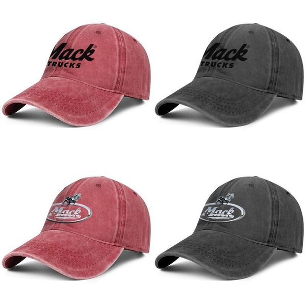 

mack trucks fashion baseball cap ball designer adjustable vintage hat classic denim logo dog american car american flag, Blue;gray