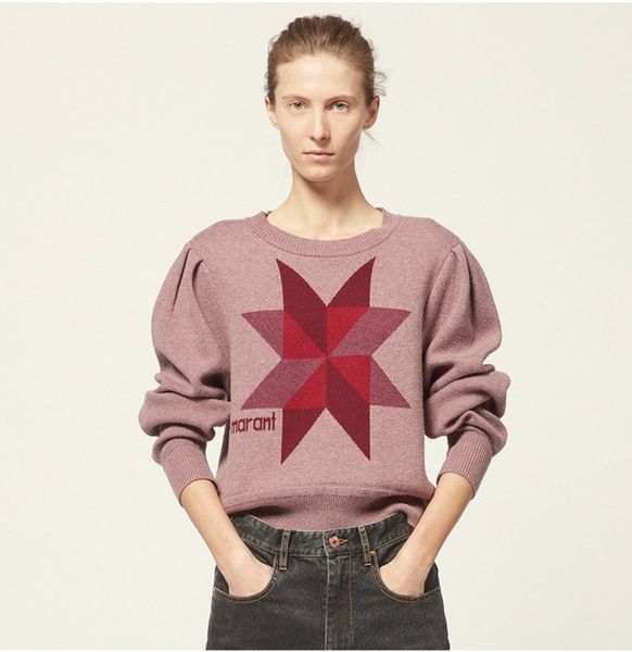 

marant топ марант толстовка цвет соответствия старинные o-образным вырезом с длинным рукавом уличный пуловер толстовки мода весна лето sweat, White;black