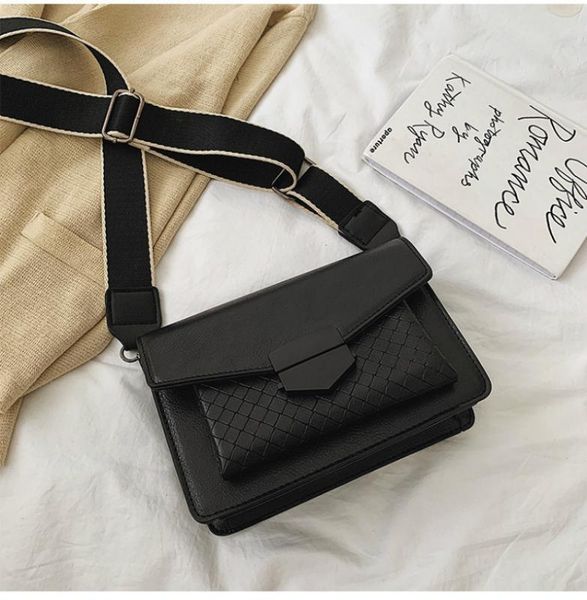 

2020 новый мини сумки женщины моды ins ультра огонь ретро широкий плечевой ремень сумка кошелек простой стиль crossbody сумки