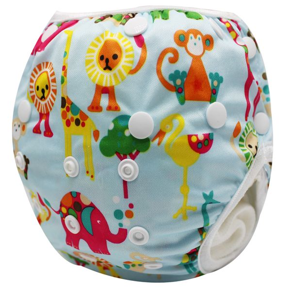 

all in  adjustable infant cloth swim diaper reusable baby swimming suit kids swimwear