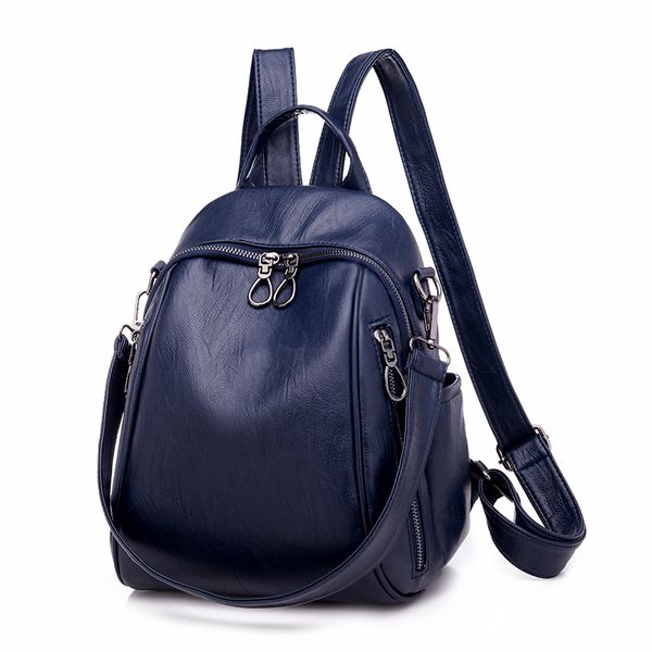 

2020 новый женский рюкзак высокого качества женской кожи pu повседневных bagpack водонепроницаемого молодёжный хозяйственная сумка легкоочищ