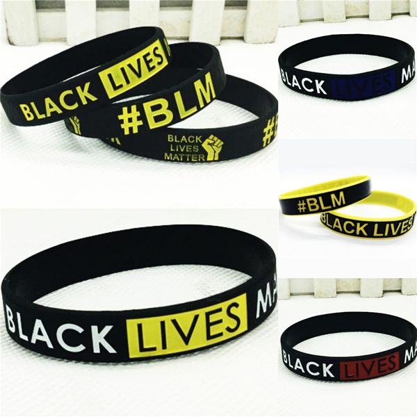 

black lives matter20 1 pcs 18mm ginger snap button bracelet colorful silicone bracelets interchangeable charm snap button jewelry bra #83337