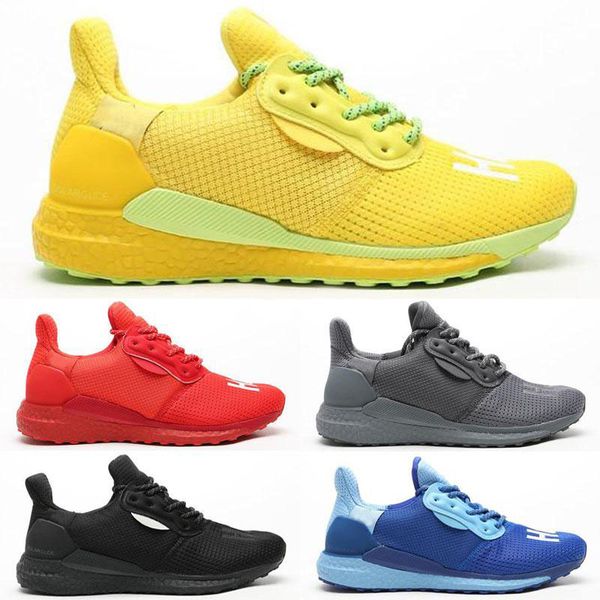 

2019 human race pw hu holi solar mc heart idea jogging designer men women running shoes afro hu trial solar pack sports sneakers