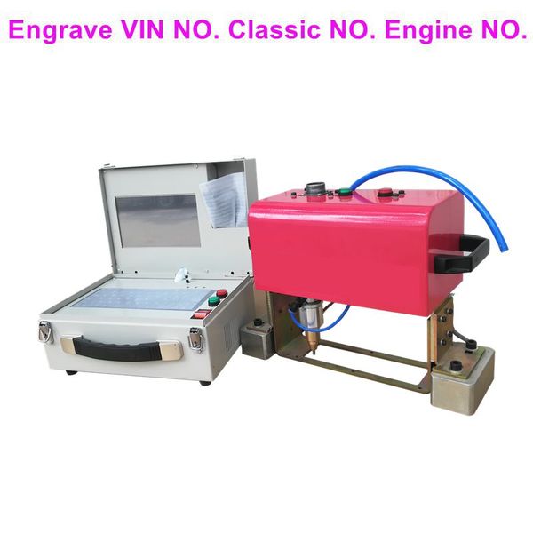 

desknameplate dot peen marking machine cnc metal pneumatic engraving machine for letter 140*40mm