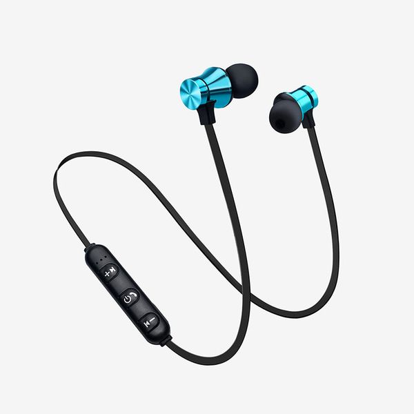 

Xt11 bluetooth headphone magnetic wirele running port earphone head et bt 4 2 with mic mp3 earbud for iphone lg martphone in box