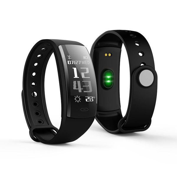 

qs90 blood pressure smart bracelet heart rate monitor blood oxygen monitor wristband ip67 fitness tracker smart watch for andriod ios