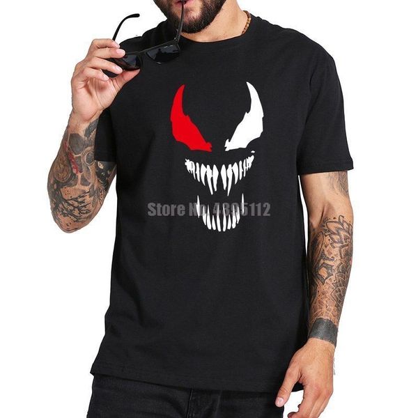

venom marvel фильм молодежные повседневных футболки группа tshirts черная футболка carnival рубашка summer top haibfc, White;black