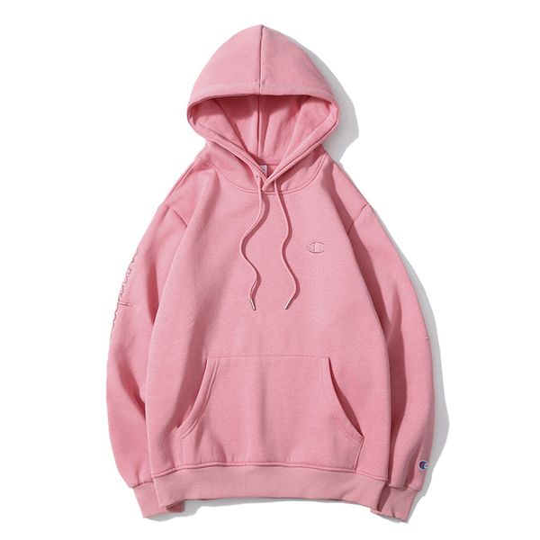 champion pink mens hoodie