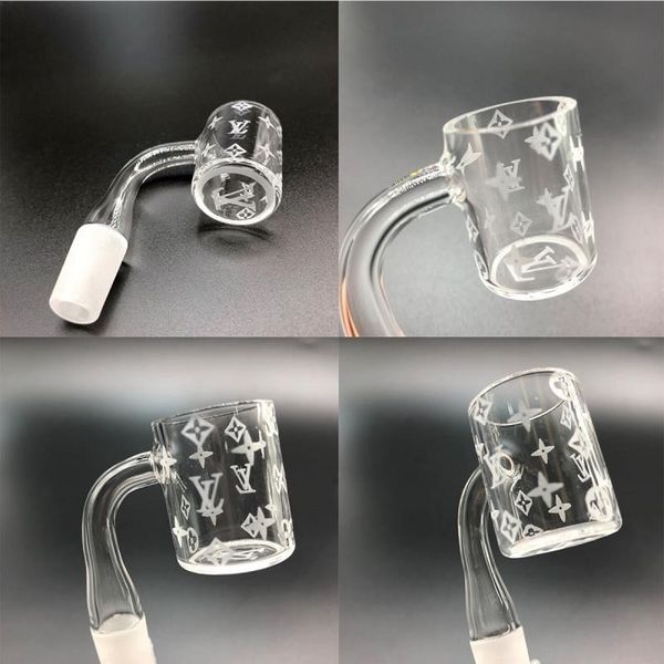 

support customization ! multi-style Pattern Flat Top Bottom Quartz Banger 25mm XL banger 10mm 14mm 18mm Male Female Carving Crafts Free DHL