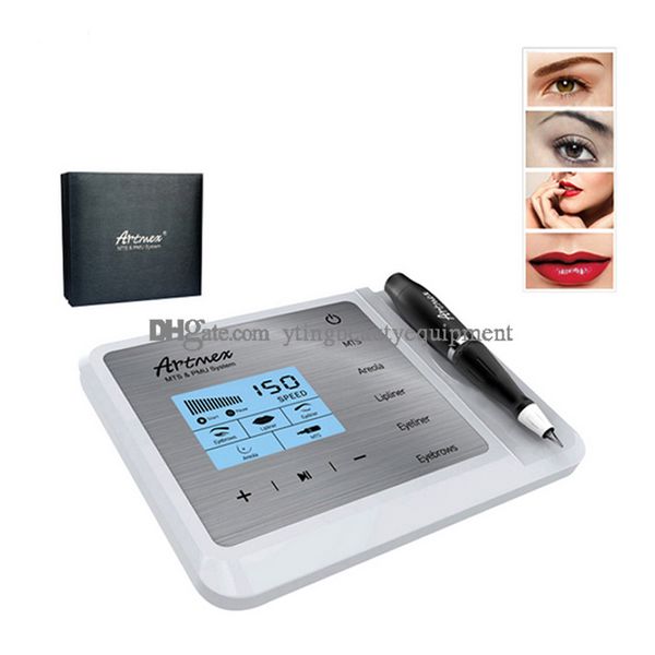 

Artmex V9 Microblading Kit Цифровой PMU MTS Перманентный макияж машина татуировки Micro Перелопачивание Pen Брови подводка Губы микропигментация устройства
