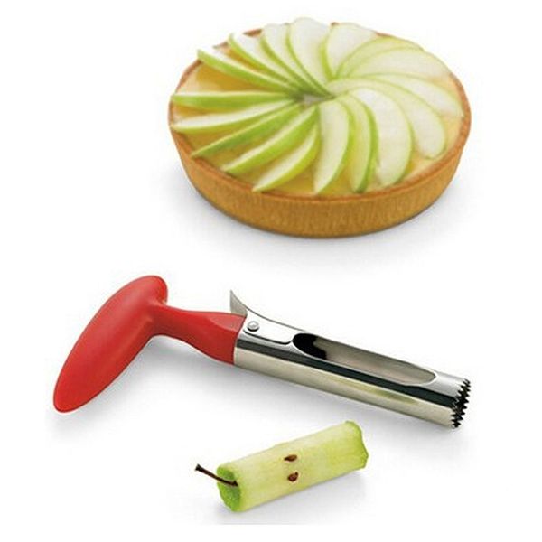 

нержавеющая сталь кухни gadget tool fruit сеялка ядро remover плодовые инструменты овоща яблоко груша бур easy twist фрукты овощи инструмент
