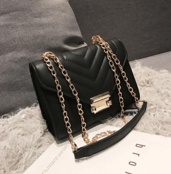 

2019 new fashion leather bag casual wild bag shoulder messenger bag#t2