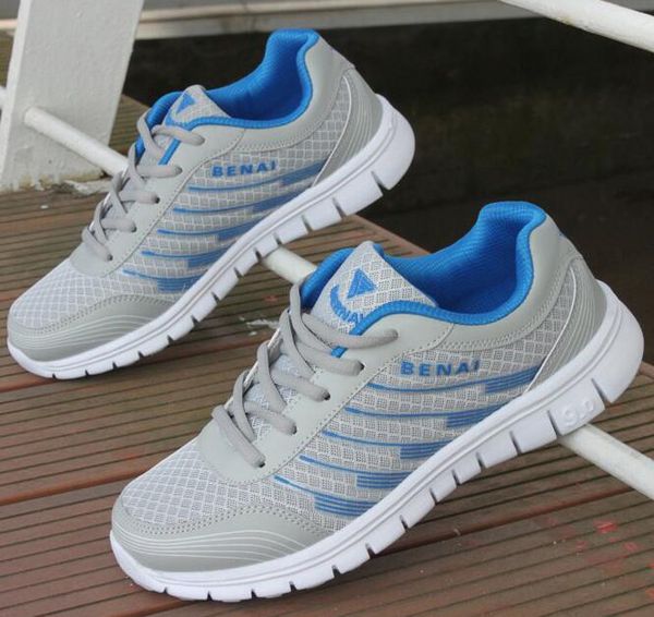 

Бесплатная доставка 39-46 мужская повседневная обувь 2017 Сетка дышащая и износостой