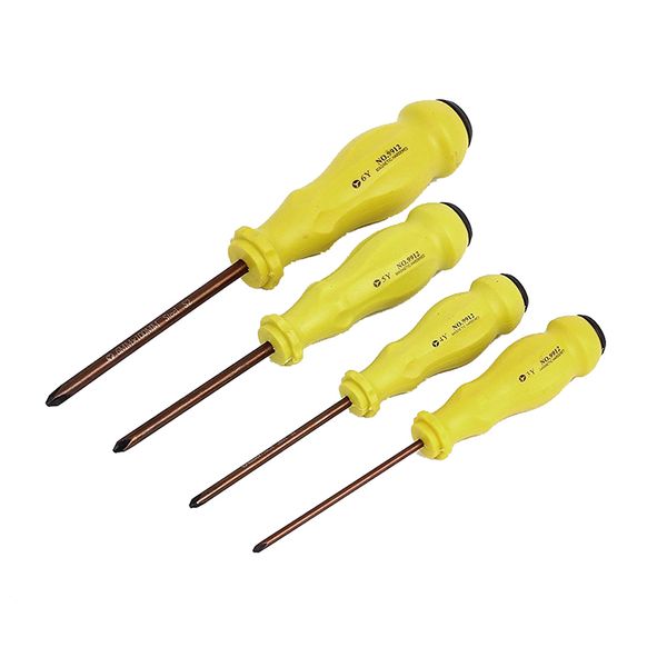 

bmby-penggong 3mm 4mm 5mm 6mm magnetic y tip s2 steel tri-wing screwdriver 4pcs