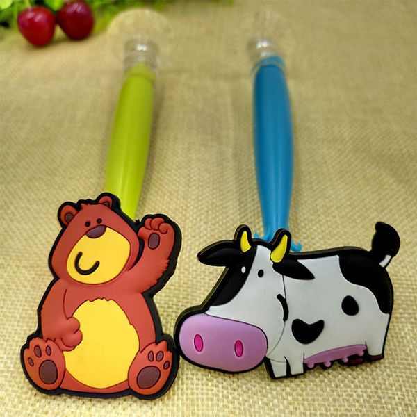 

индивидуальные шариковые ручки мультфильм творческий ручка пвх мягкие пластиковые милые куклы реклама ручка пользовательские подарки канцеля, Blue;orange