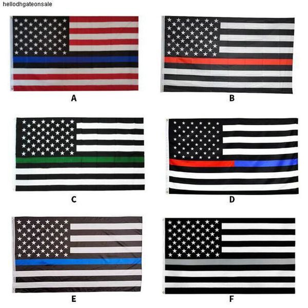 

flags 6styles blue 3x5fts line usa thin police blue line usa flag black white and blue american flag for police sea shipping gga3465