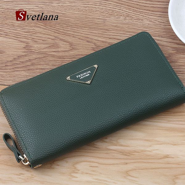 

fashion long pu women wallet clutch women's purse phone wallet female case phone pocket carteira femme purses, Red;black