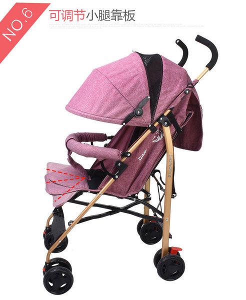 

baby stroller umbrella can sit and recline lightweight folding baby carriage kinderwagen lightweight stroller four wheel cart