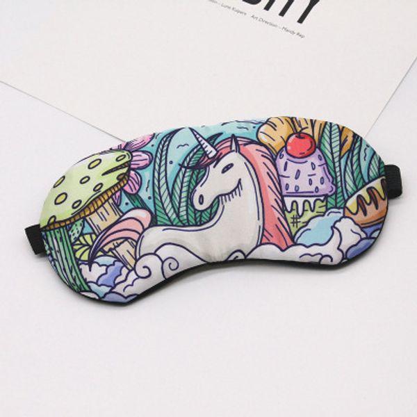 

flamingo sleep masks cartoon soft eye mask girls cute breathable blackout shade cover travel relax aid blindfolds