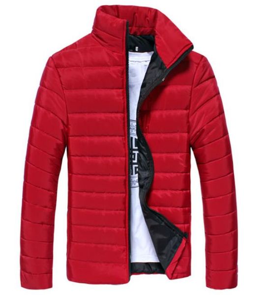 

2019 new stand collar cotton suit men's warm jacket stand collar cotton coat men's jacket, Black