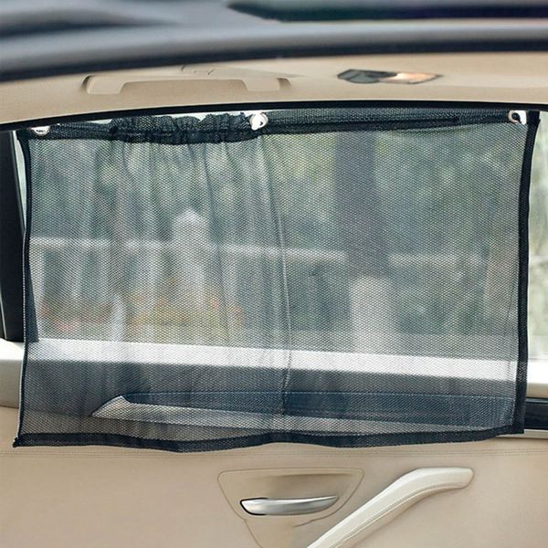 

2pcs/pair universal car sun shade side window curtain auto interior uv protection mesh fabric with suction cups
