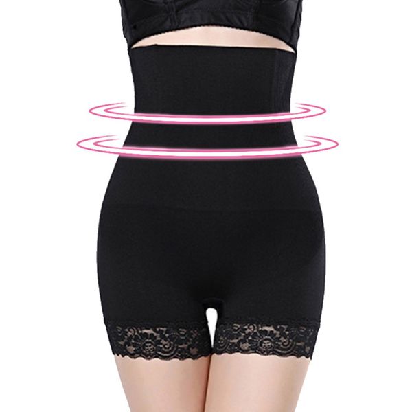 

women slimming sheath shapewear seamless tummy body shaper brief high waist belly control shapewear pants shorts, Black;white