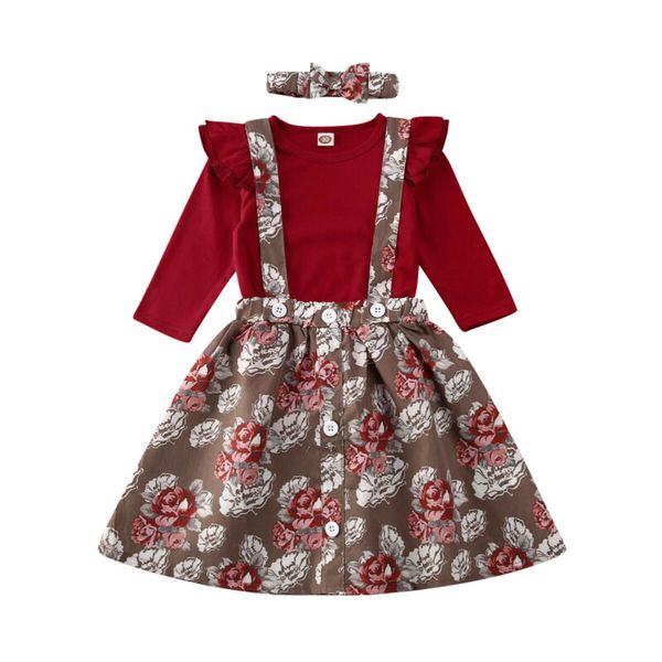 

бутик дети новорожденных девочек топы ползунки пачка юбка цветочные платья наряд одежда, White