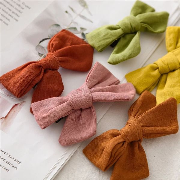 

european and usa selling fabric hairpins for children girls bowknot butterfly shaped hair clips fashion hair accessories, Black;brown