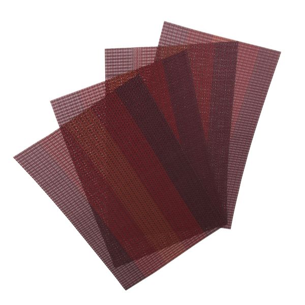 

4pcs placemats with table runner waterproof heat-resistant for kitchen parties