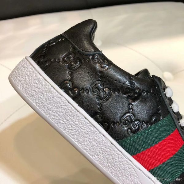 

new 2019 shoes men women sneaker white colors thick heel grandpa dad trainer triple-s casual shoes with elevator shoes 36-45, Black