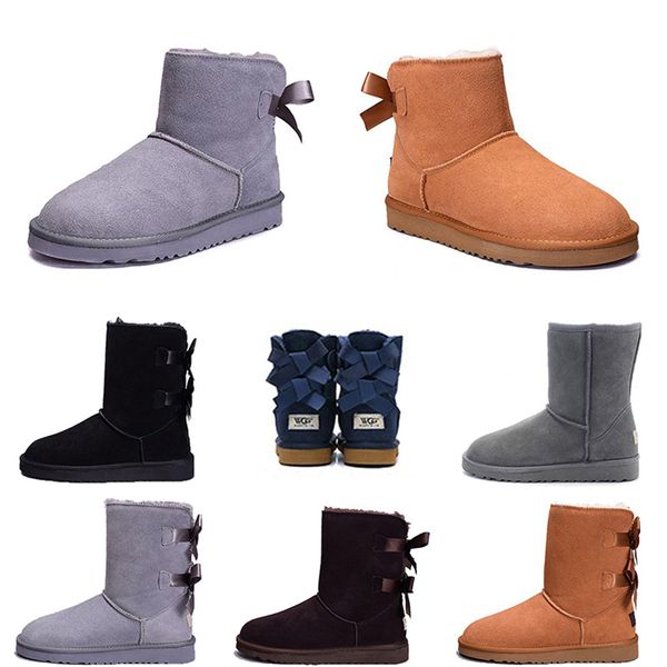 

2020 designer wgg womens australia classic kneel snow boots black grey blue pink chestnut girls winter boot size us 5-10
