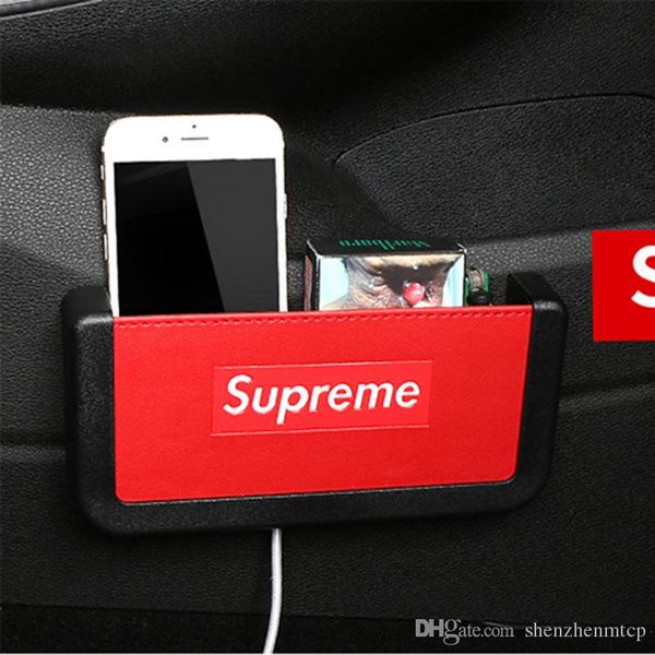 

Carbon fiber tyle car torage box phone holder oft pvc material car organizer bag card holder coin holder towing tidying