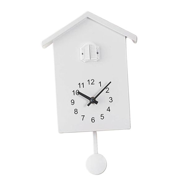 

cuckoo telling time silent 2-arm sweeping wall clock bedside clock