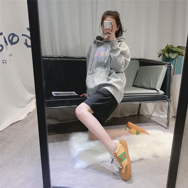 

original box new fashion designer mens shoes with women luxury designer sneaker man casual ace shoes green red stripe size 35-45, Black