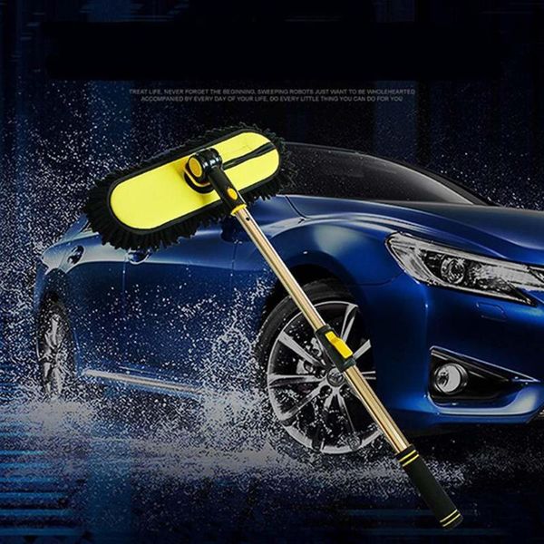 

wax tow car wash brush dust-car wash mop with long handle