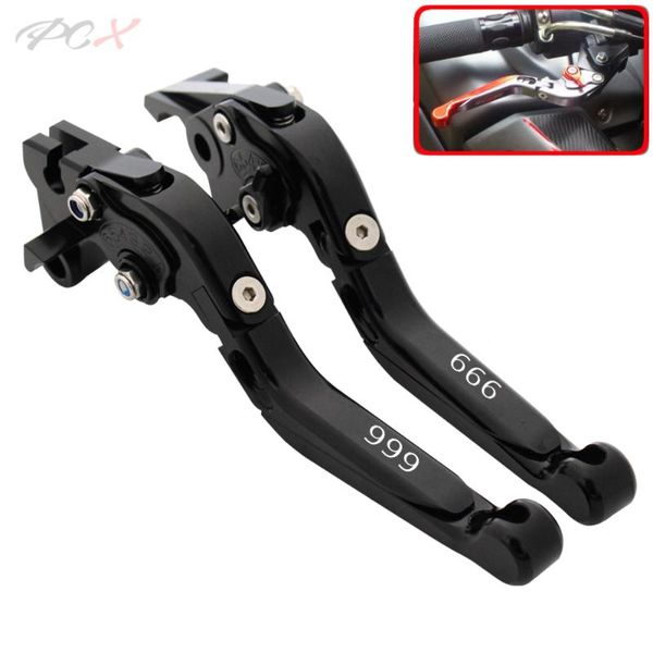

motorcycle accessories extendable adjustable foldable handle levers brake clutch lever for 999 /s/r 2003 2004 2005 2006