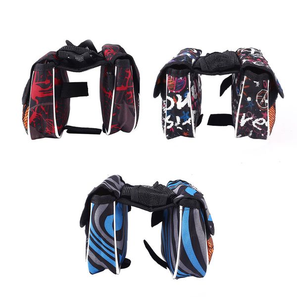 

bicycle tube bag waterproof outdoor sports front frame storage pouch