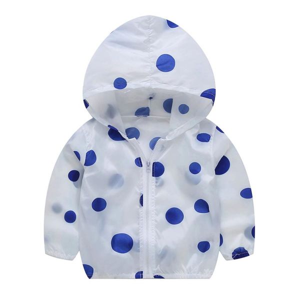

shaunyging # 5002 малыш лето солнцезащитный куртки девочки с капюшоном верхняя одежда плодовые печати ветровки, Blue;gray