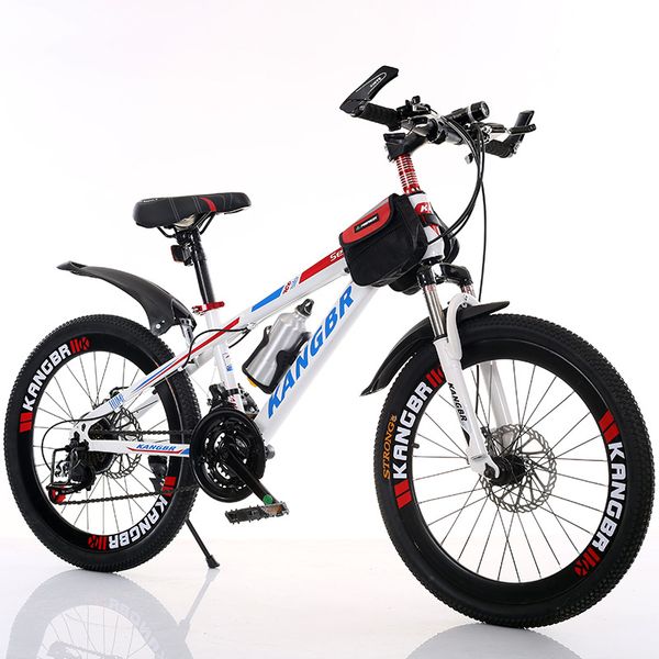 

childrens bicycle 8-15 years old 20-inch 22-inch 24-inch 26-inch double disc brake shock absorption speed change