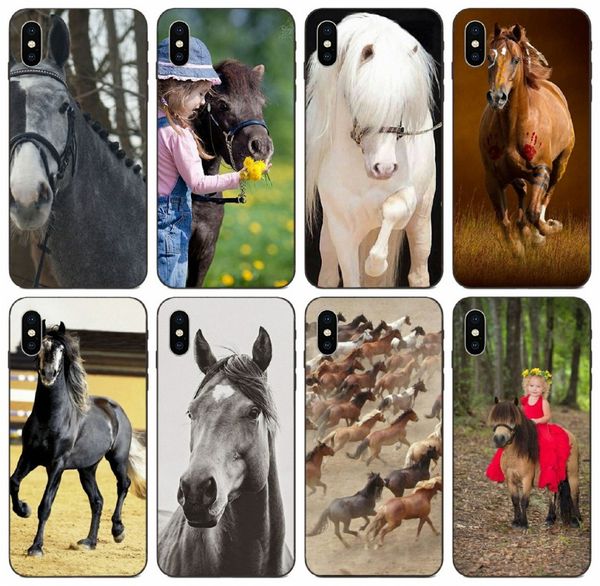 

[tongtrade] pony horse case for iphone 11 pro max x xr xs 8 7 6s 5s plus galaxy note 3 4 5 8 9 honor 6 6a 6c pro htc desire 816 fashion case