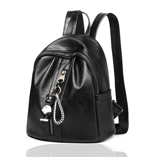 

мода из натуральной кожи женских сумок 2017 года нового sytle рюкзак для девочек нового досуга девушка ранцы женской марка женского рюкзак