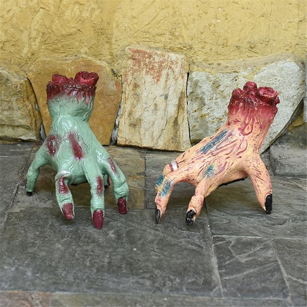 

хэллоуин украшения ползучая монстр рука walking поддельный рука кровавая рука haunted house bar horror реквизит для вечеринок jk1909