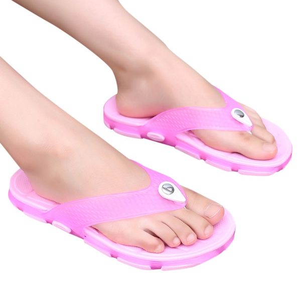 

women casual shoes fashion beach sandal breathable flip flops shoes fashion women slides outdoor silppers ladies, Black