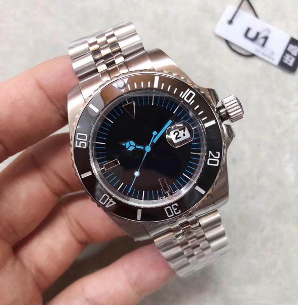 

2019 hot sale V3 SUB BAMFORD Mens Watch Ceramic Bezel Sapphire Glass Automatic Oyster Asian 2813 Stainless Steel Original Clasp
