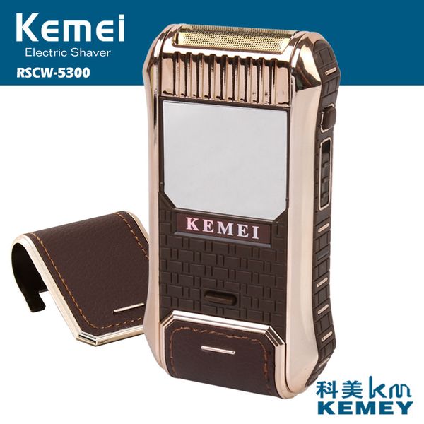 

kemei 2-in-1 rechargeable professional electric shaver men shaving razor beard hair trimmer shavers epilator single blade 35d