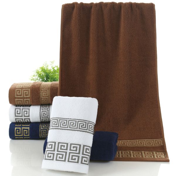 

luxury 100% cotton bath towel brand serviette adulte embroidery large beach towels 70x140cm ing