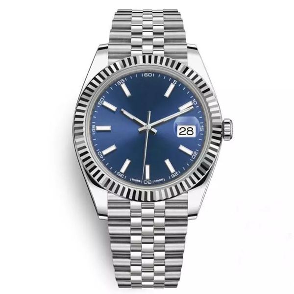 

Blue Dial Automatic 2813 Mechanical Watch Men Datejust 40mm Stainless Sapphire Glass Original Clasp watch Men Watches