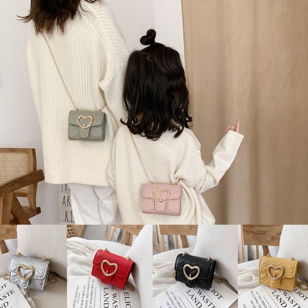 

2019 vintage leather bags handbags ladies thread bag girl chain shoulder messenger crossbody bag parent-child girl leisure